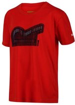 Regatta - Kid's Alvardo V Graphic T-Shirt - Outdoorshirt - Kinderen - Maat 7-8 Jaar - Rood