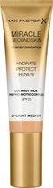 Bol.com Max Factor Miracle Second Skin Foundation - 04 Light Medium aanbieding