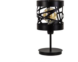 Straluma Zwart Metalen Tafellamp “Redondo” Modern | bol.com
