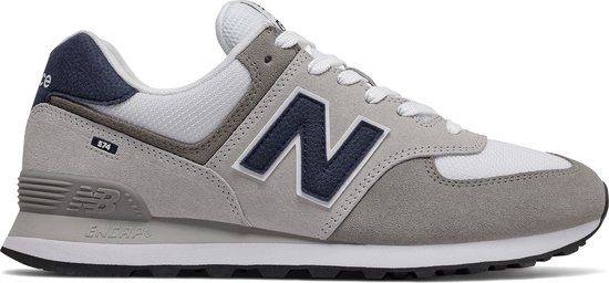 New Balance ML574 D Heren Sneakers - Grey/White - Maat 44.5 | bol.com