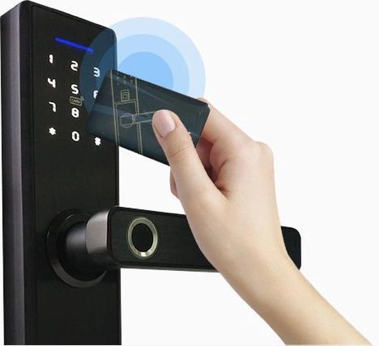 Toelating Versterker de begeleiding Slim Wifi deurslot X1 met vingerafdruk functie - 5 in 1 | bol.com