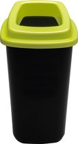 Plafor Prullenbak voor afvalscheiding - 28L - Groen - met 5 gratis stickers – recycle – afvalbak - vuilnisbak – afvalemmer – afvalscheiding – vuilnisemmer – sorteerafvalemmer – recycling – hy