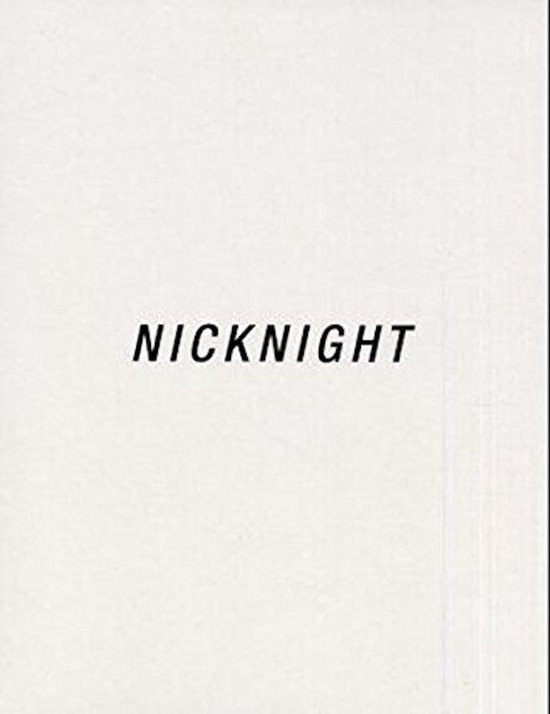 ISBN Nick Knight, Couverture rigide, 162 pages