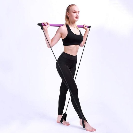 Zwarte Pilates Ring Inclusief Resistance Band Voor Een Effectieve Workout Yoga Ring Met Elastische Weerstandsband Booty Band Magic Circle Fitness Ring Met Fitness Weerstandsbanden Set Audacity