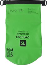 Funtastix Waterproof Dry Bag with shoulder strap - 5L - groen