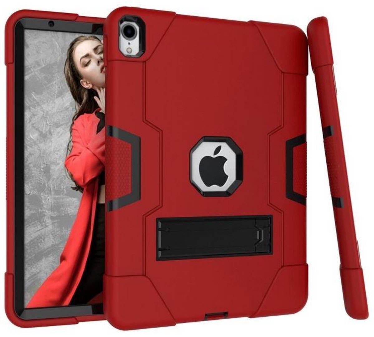 Apple iPad 2019 (7th) & 2020 (8th) Generation (10.2 inch) Anti-shock cover Rood