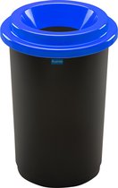Plafor Prullenbak voor afvalscheiding - 50L - Blauw - met 5 gratis stickers – recycle – afvalbak - vuilnisbak – afvalemmer – afvalscheiding – vuilnisemmer – sorteerafvalemmer – recycling – hy