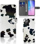 Mobiel Book Case Geschikt voor Samsung S10 Lite GSM Hoesje Koeienvlekken