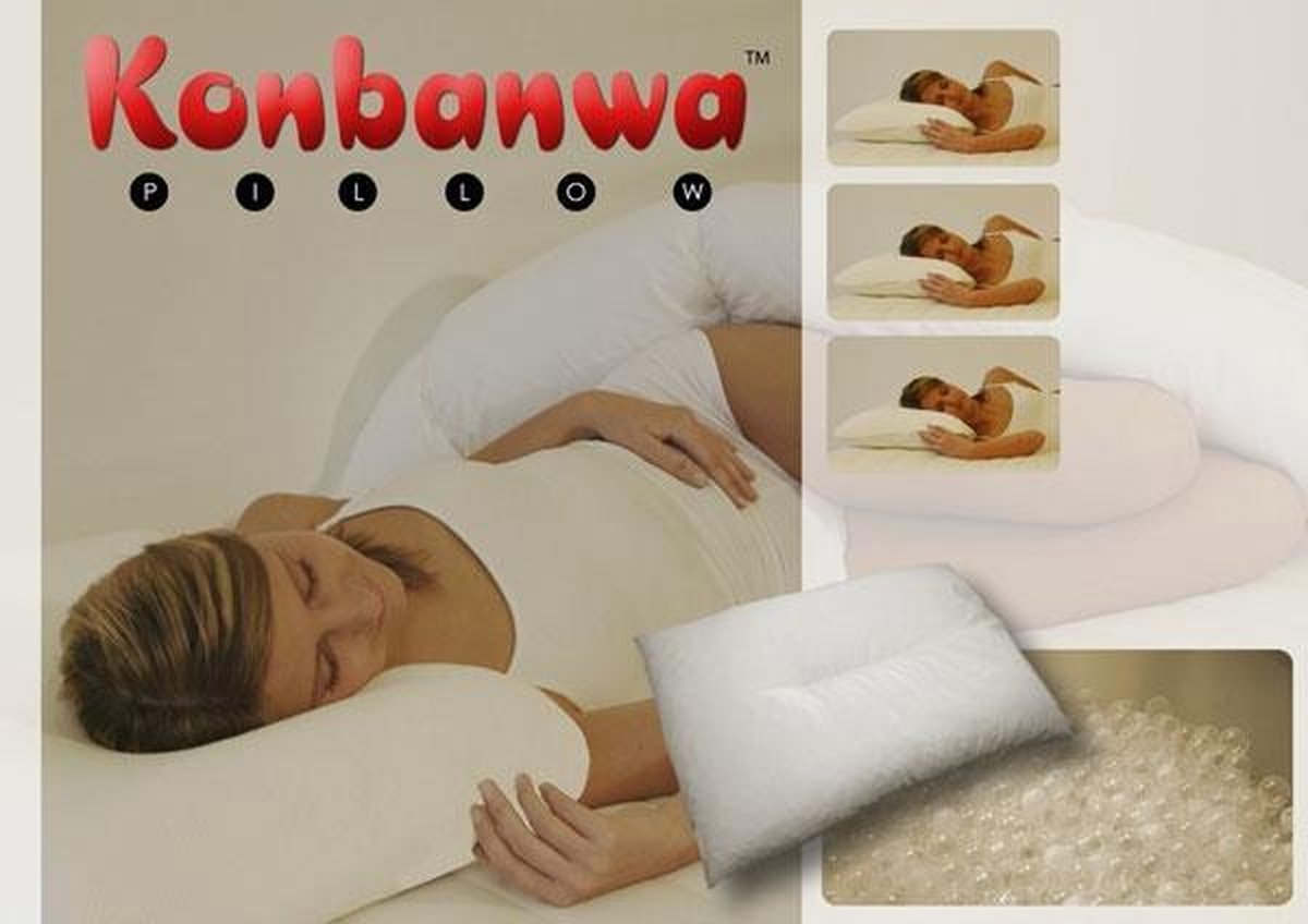 houder dichtbij In de genade van Konbanwa pillow - Hoofdkussen - Gevuld met tubes en vezels - 50x60cm -  Vezels en... | bol.com