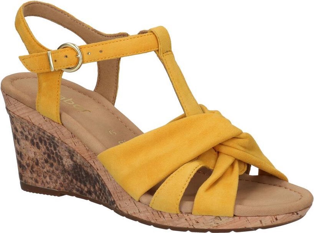 opruiming > gele sandalen gabor -