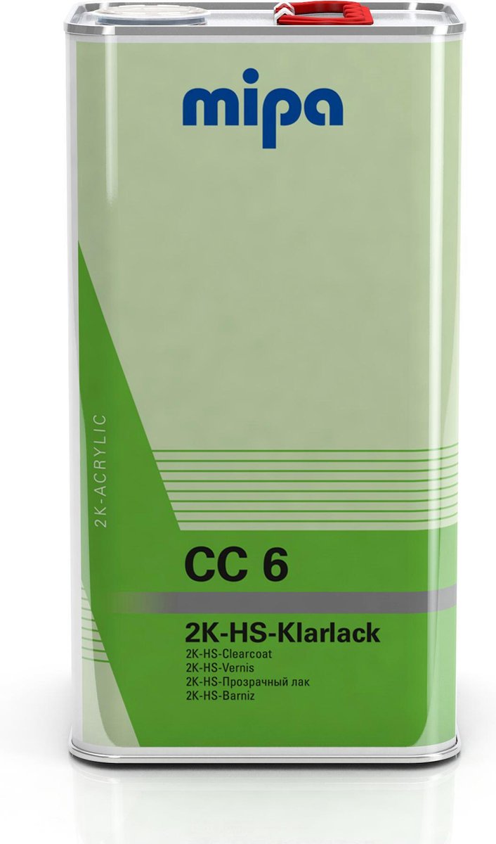 MIPA CC6 2K Blanke Lak in blik - 5 liter