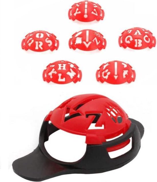 Firsttee - Balmarker - 6 in 1 - LETTERS & FIGUREN - Snel droog - Golf marker - Golfbal marker - Golf markers - Golfbal stempel - Markeringsset - Line marker - Golf accessoires - Golftrainingsmateriaal - Golf training - Golf sport - Cadeau - Bal van Firsttee — afbeelding 4