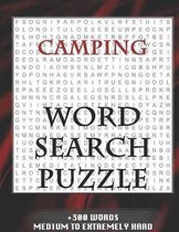 Camping WORD SEARCH PUZZLE +300 WORDS Medium To Extremely Hard: AND MANY MORE OTHER TOPICS, With Solutions, 8x11' 80 Pages, All Ages: Kids 7-10, Solva