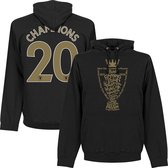 Liverpool Champions Trophy 2020 Hoodie + Champions 20 - Zwart - L