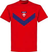 Lille OSC Team T-shirt - Rood - 3XL