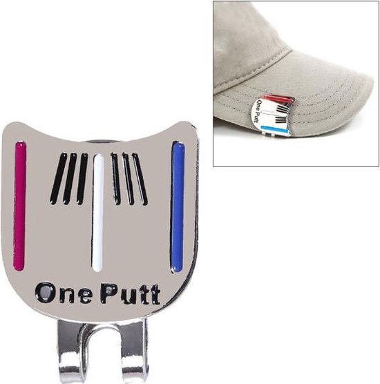 Firsttee - One Putt - PUTTER LIJN - Marker - Magneet - Bal markeren - Pet - Clip - Afneembaar - Greens - Golf - Greenmarker - Marker golfbal - Golfbalmarkers - Golfballen - Golf accessoires - Golf sport - Golf training - Cadeau van Firsttee — afbeelding 4