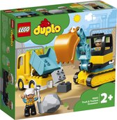 LEGO DUPLO Truck & Graafmachine met Rupsbanden - 10931