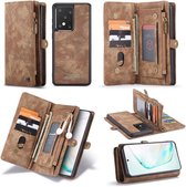 CASEME - Samsung Galaxy S20 Ultra Vintage Wallet Case - Bruin