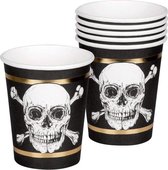 Boland Cups Skull 25 Cl Carton Noir / Blanc 6 Pièces