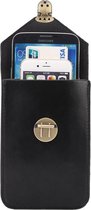 5,7 inch universele modieuze verticale Crazy Horse-textuur Drie lagen multifunctionele lederen tas / heuptas voor iPhone 6 Plus & 6S Plus, Galaxy S7 Edge / G935 & S6 Edge + / G928 & Note 5 / 