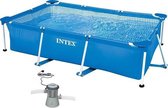 Intex Zwembad Frame Pool 220x150x60cm (met filterpomp)