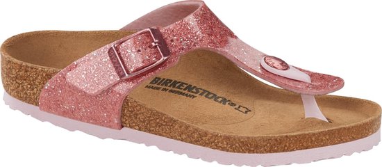 Birkenstock Gizeh Cosmic Sparkle Old narrow Cosmic Sparkle Meisjes Slippers  - Rose - | bol.com