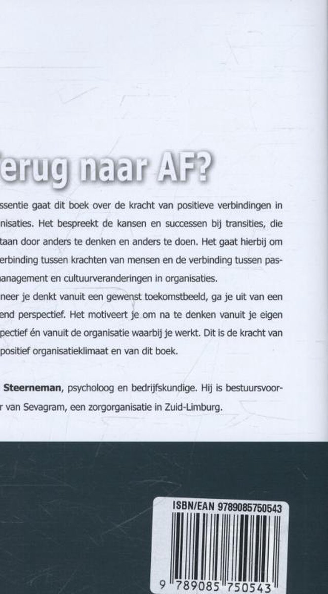 Terug naar AF? - back cover