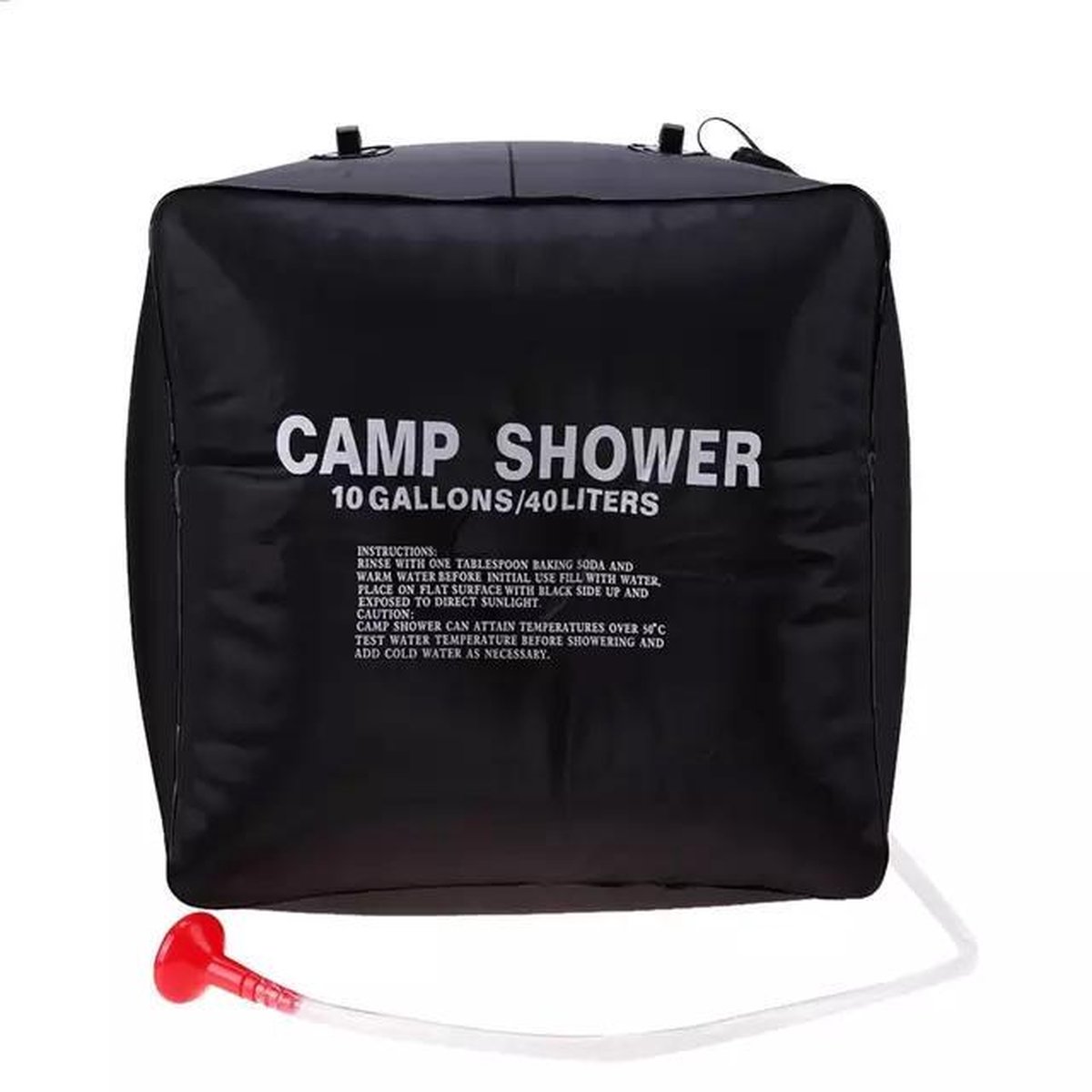 LOUZIR Solar Camping Douche Zak - Kampeer Buiten Douche / Camp Shower - 40 Liter