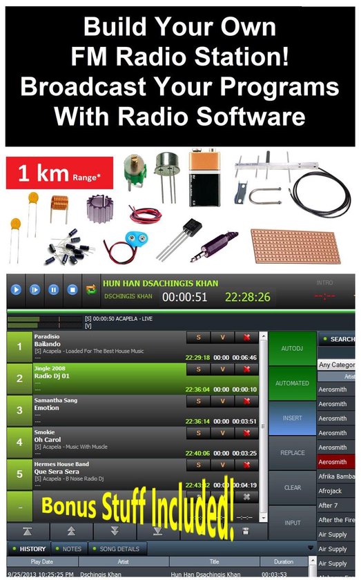 Build Your Own FM Radio Station! Broadcast Your Programs with Radio