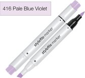 Stylefile Marker Brush - Pale Blue Violet - Hoge kwaliteit twin tip marker met brushpunt