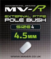 Maver MV-R External Pole Bush - Maat 4 - 4.5mm - Wit