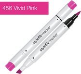 Stylefile Marker Brush - Vivid Pink - Hoge kwaliteit twin tip marker met brushpunt