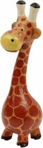 Beeld - Giraffe - Hout - 26x9x8 cm - Sarana - Fairtrade Indonesie - Fairtrade
