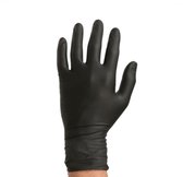 Handschoen nitril zwart ongepoederd XL a100