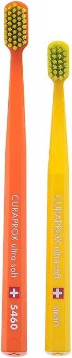 Curaprox - CS 5460 Ultra Soft Duo Pack Animal Family - Ultra jemný zubní kartáček ( 2 ks ) (L)
