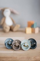 BIBS Fopspeen - Maat 2 (6-18 maanden) - 4 stuks - Black, Smoke, Sage en Dark Oak