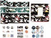 Moodadventures | Washi Tape | Doosje met 3 Rollen en 3 Stickervellen Japanese Birds