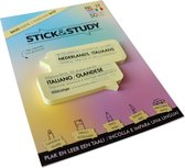 Stick and Study – Leer Italiaans met sticky notes! - 50 vel - NEDERLANDS / ITALIAANS - Basis editie -