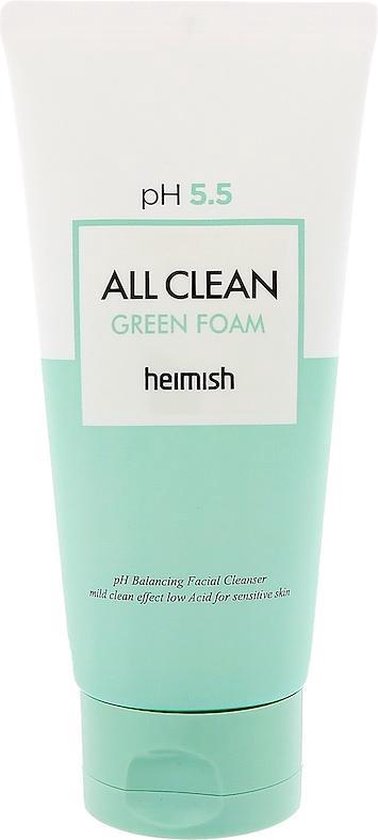 All Clean Green Foam Cleanser pH5.5 - Heimish - Koreaanse skincare - gezichtsreiniging