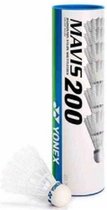 Yonex Badmintonshuttles Mavis 200 Nylon Wit 6 Stuks