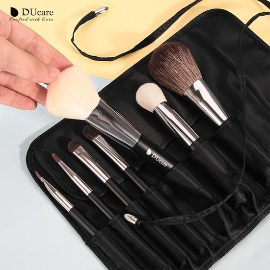 straf geluk overschot DUcare - Professionele make-up set - 7 delig - Make-up kwasten met etui -  Brush set -... | bol.com