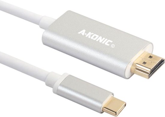 USB-C naar HDMI Kabel 1.8 Meter - 4K 60Hz | Type c To HDMI Cable | HP |  Dell Xps |... | bol.com