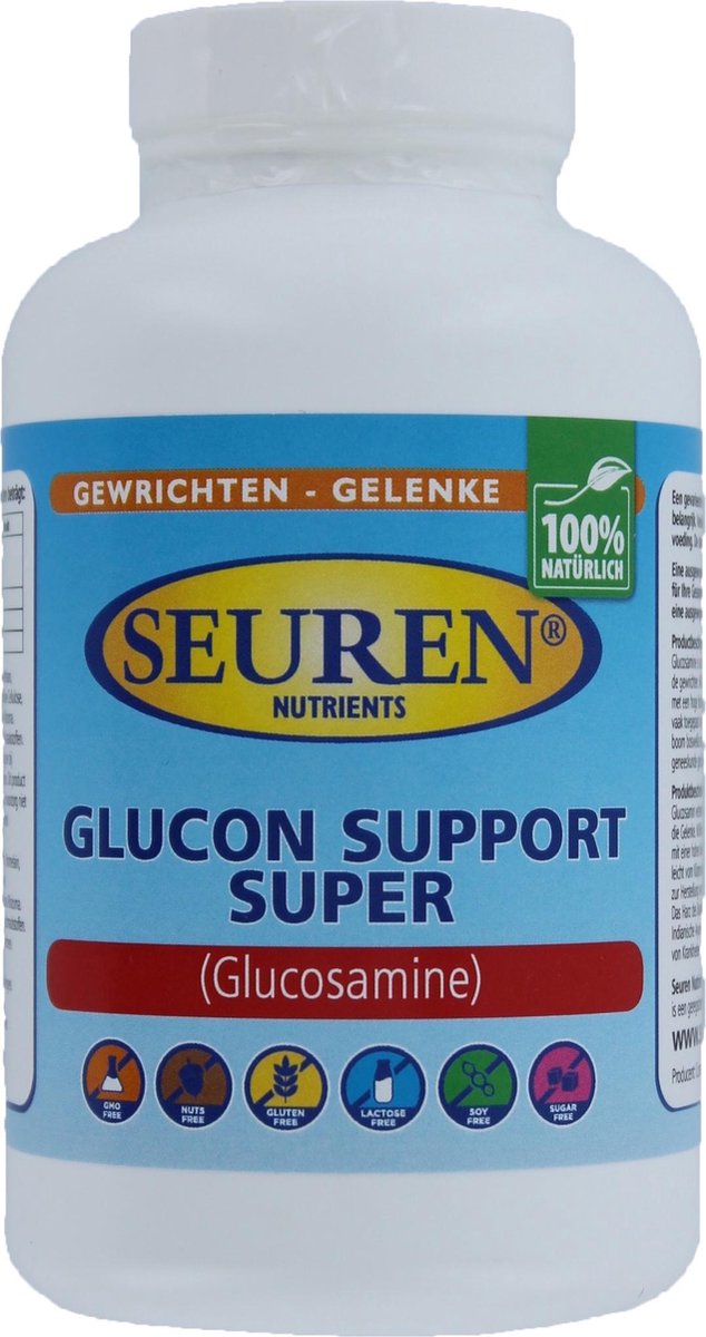 Seuren Nutrients Gluconsupport Super (Glucosamine) 200 Tabletten