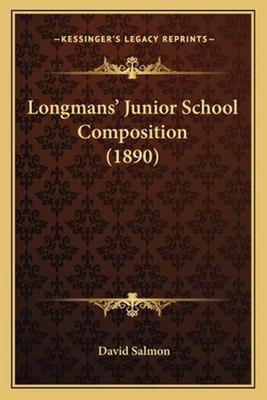 Longmans' Junior School Composition (1890) - cover
