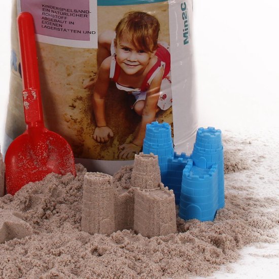 Min2C Kinderspeelzand voor zandbak en decoratie - 25 kg - zandbakzand - speelzand - Min2c