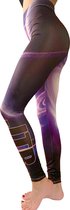 jtb-store - high waist sport legging yogalegging dames  - fantasy print  - maat XL