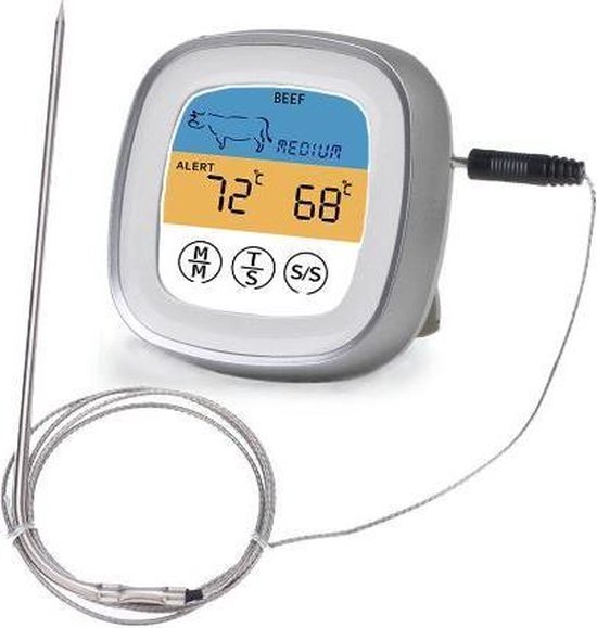 Aanbod semester Beschrijven FEDEC Vleesthermometer - Digitaal - BBQ Thermometer - Voedselthermometer  -Voor Grill,... | bol.com