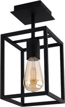 Plafondlamp Crate H 30,5 cm B 15 cm zwart