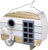 Vogelhuis / Vogelhuisje in de vorm van een vissershuisje - 22x17.5x7.5cm