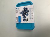 6 delige Vershoudbakjes set. blauw